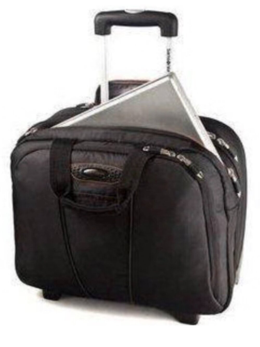 SAMSONITE Black Rolling Laptop Briefcase Travel Bag Wheel Carry On